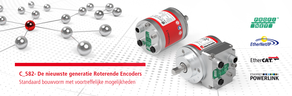 C_582- De nieuwste generatie Roterende Encoders: Standaard bouwvorm met voortreffelijke mogelijkheden